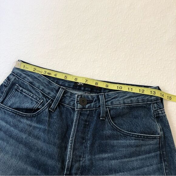 3x1 Higher Ground Gusset Cropped Flared Jeans Size 25 in Elvia 70s Boho Gypsy - Picture 13 of 15